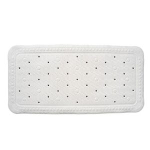 Bademåtte med sugekopper RFM 72 x 36 cm, hvid