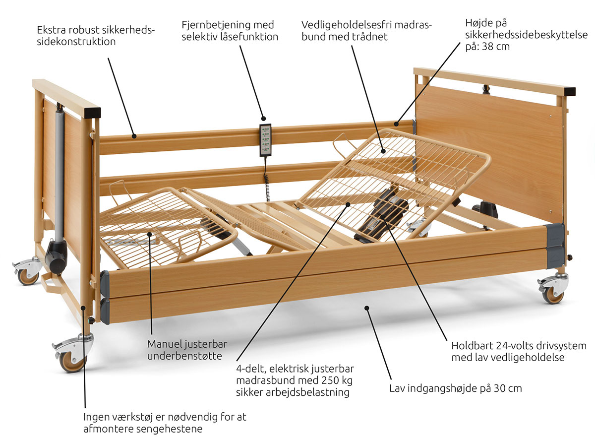 Allura II - Semi bariatrisk plejeseng
